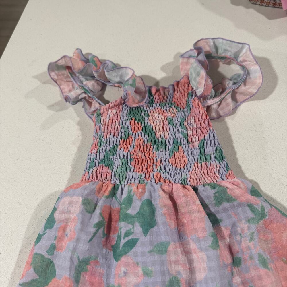 Mabel + Honey Toddler Girl 4T Floral Dress - Picture 2 of 5